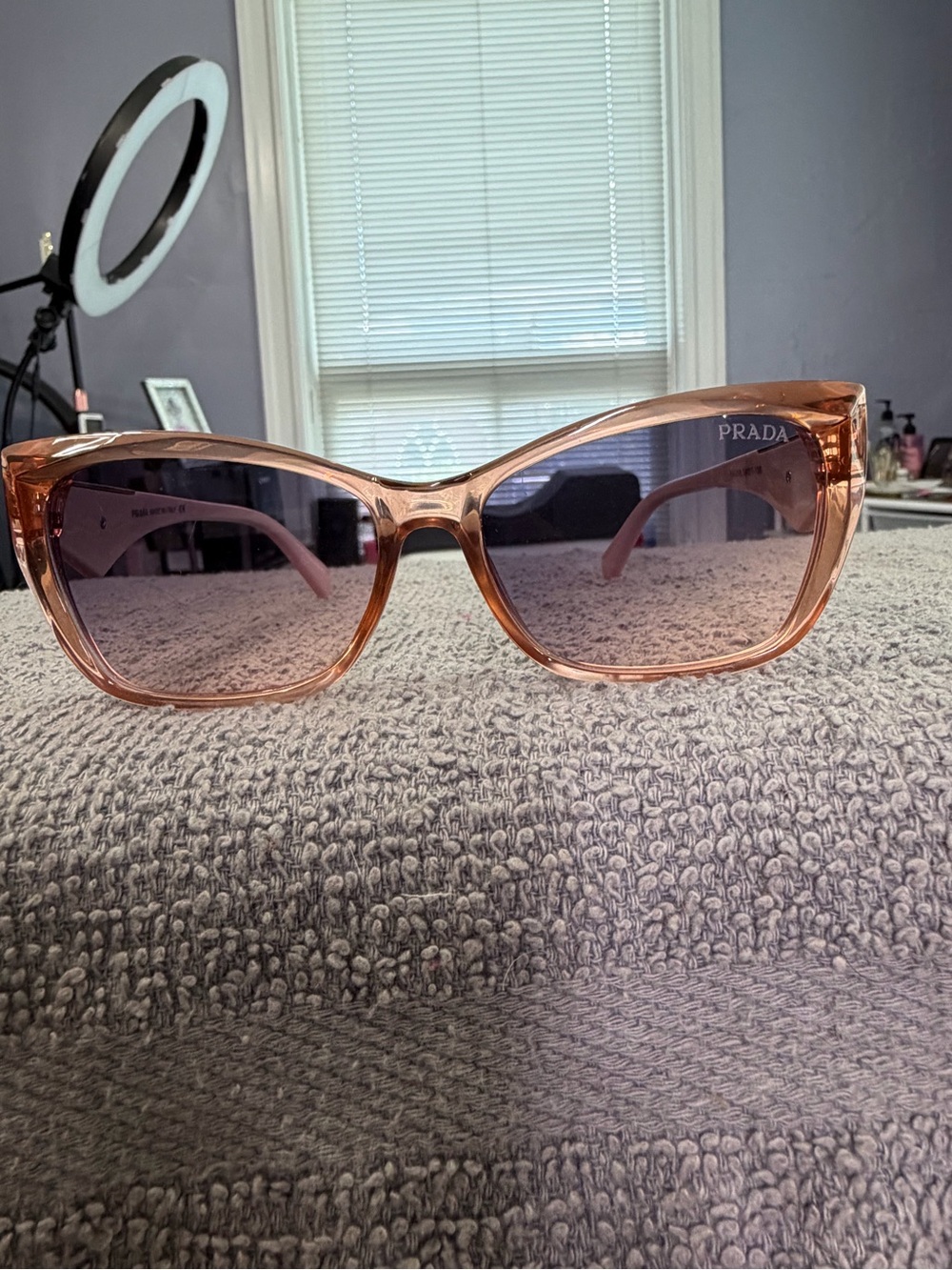 Women’s Pink Gradient Cat-Eye Sunglasses
